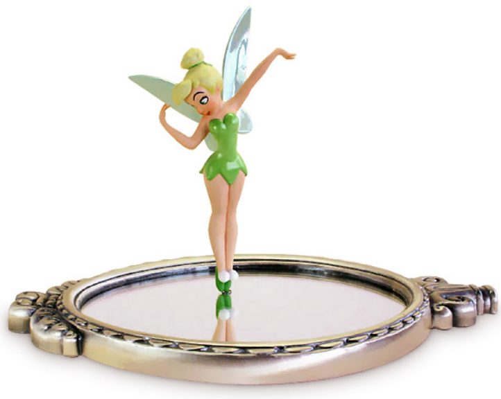 WDCC Peter Pan - Tinker Bell on mirror